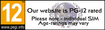 Our website is PG-12 rated. Please note - individual SIM Age-ratings may vary